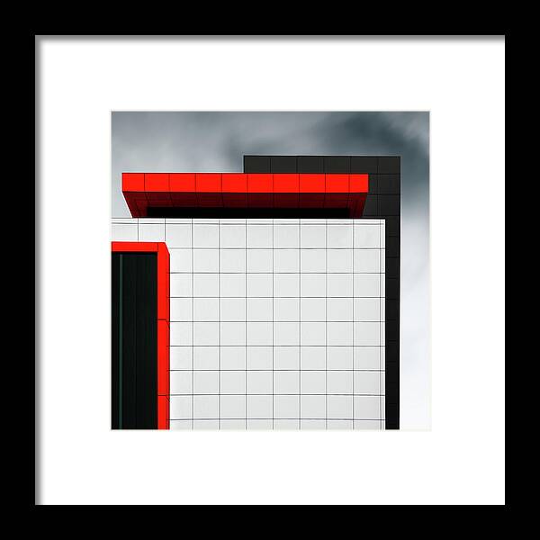 Architecture Framed Print featuring the photograph Structure Wal by Gilbert Claes