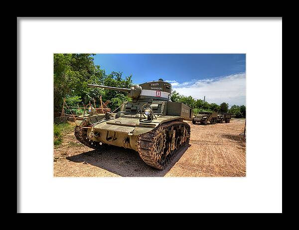 Tim Stanley Framed Print featuring the photograph Stuart Tank by Tim Stanley
