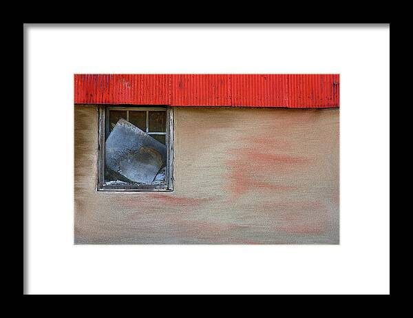 Roof Framed Print featuring the photograph Stucco Flow by Randy Pollard