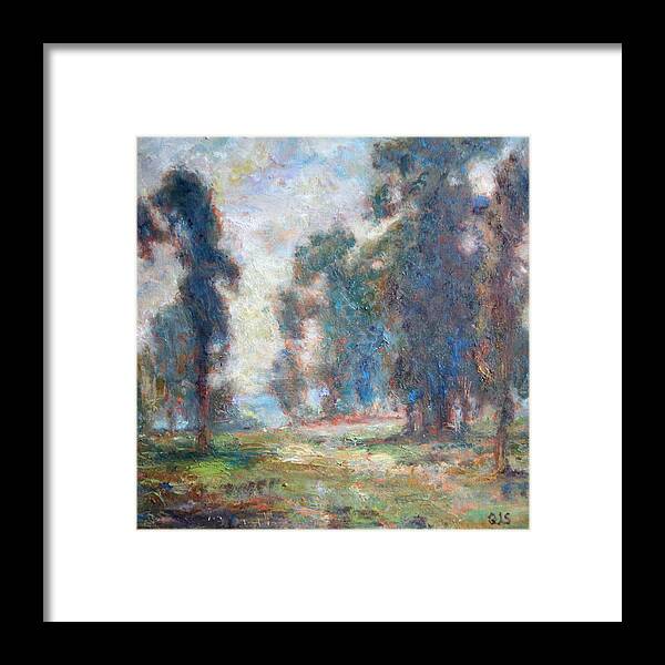 Quin Sweetman Framed Print featuring the painting Study of An Impressionist Master by Quin Sweetman