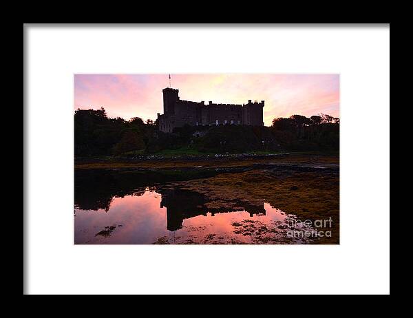 Dunvegan Framed Print featuring the photograph Stunning Dunvegan Castle at Dawn by DejaVu Designs