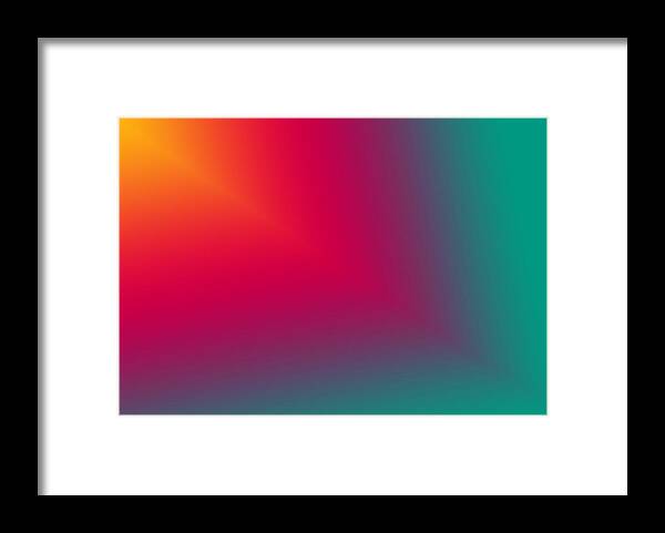 Pinks Framed Print featuring the digital art Stunning Star Beam by Karen Nicholson