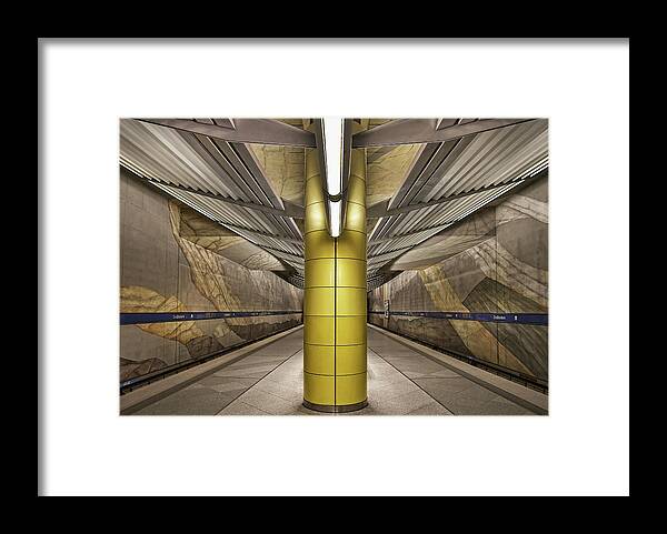 Munich Framed Print featuring the photograph Subway Munich by Renate Reichert