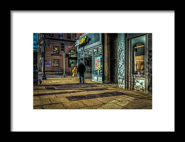 Subway Framed Print featuring the photograph Subway Sunrise by Bob Orsillo