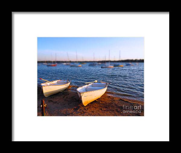Boats Framed Print featuring the photograph Summer Boats by Hermes Fine Art