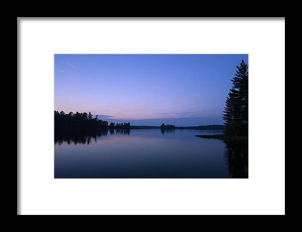 Blue Hour Framed Print featuring the photograph Summer Camp by Dan Hefle