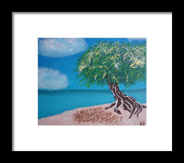 Summer Framed Print featuring the painting Summer Dreaming by Angie Butler