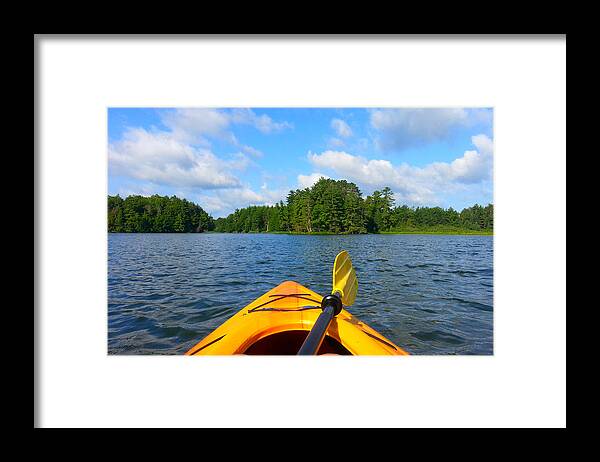 Kayaking Framed Print featuring the photograph Summer Fun by Brook Burling