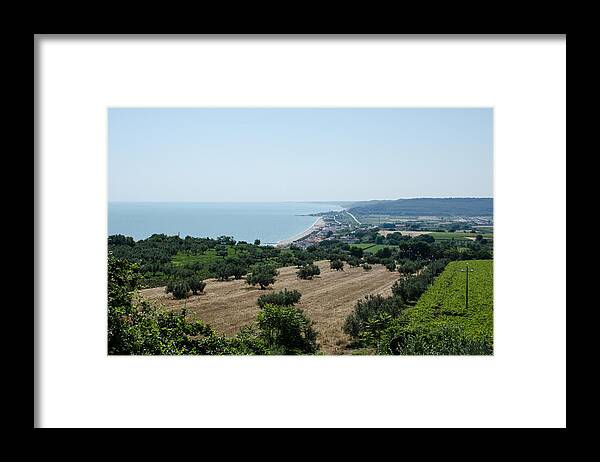 Landscape Framed Print featuring the photograph Summer in Italy by AM FineArtPrints
