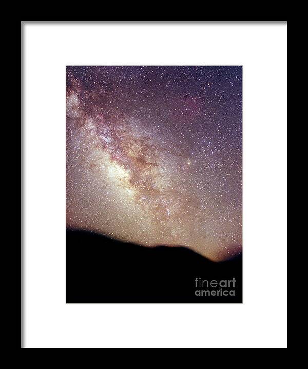 Milky Way Framed Print featuring the photograph Summer Milky Way by Chris Cook