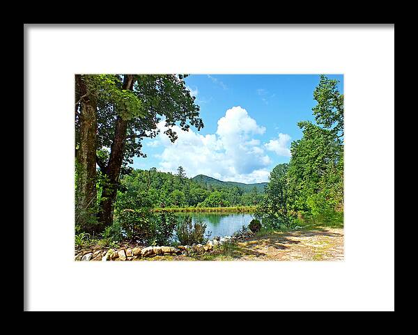 Duane Mccullough Framed Print featuring the photograph Summer Mountain Pond 2 by Duane McCullough