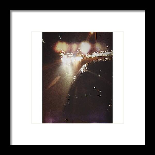 Lightleak Framed Print featuring the photograph Summer Nights :: 2
#summer #summertime by Delilah Navarro