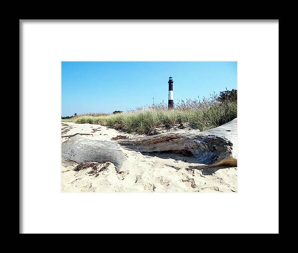 Fire Island Lighthouse Framed Print featuring the photograph Summer Scene by Ed Weidman