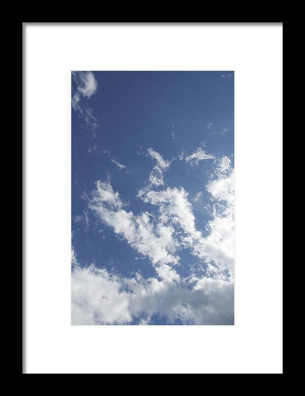 Cloud Framed Print featuring the photograph Summer Sky by Dorothy Maier