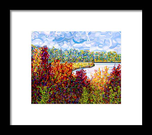 Art Framed Print featuring the Summer's End by Mandy Budan