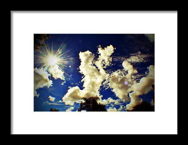 Sun Framed Print featuring the photograph Sun Bubbles by Jody Lane