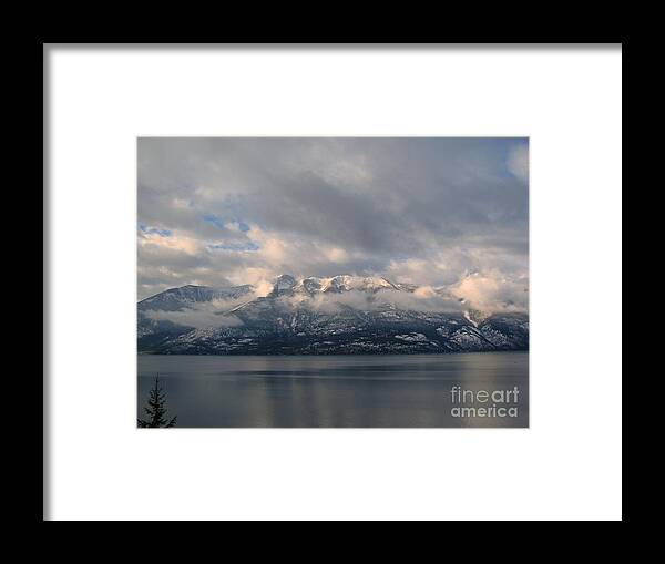 Mountains Framed Print featuring the photograph Sun On The Mountains by Leone Lund