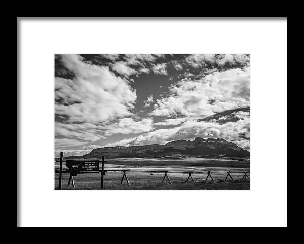 Sun River Wildlife Management Area Framed Print featuring the photograph Sun River Wildlife Management Area by Thomas Young