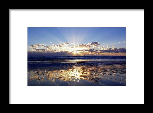 Scenics Framed Print featuring the photograph Sunburst by A Richard Poolton Image