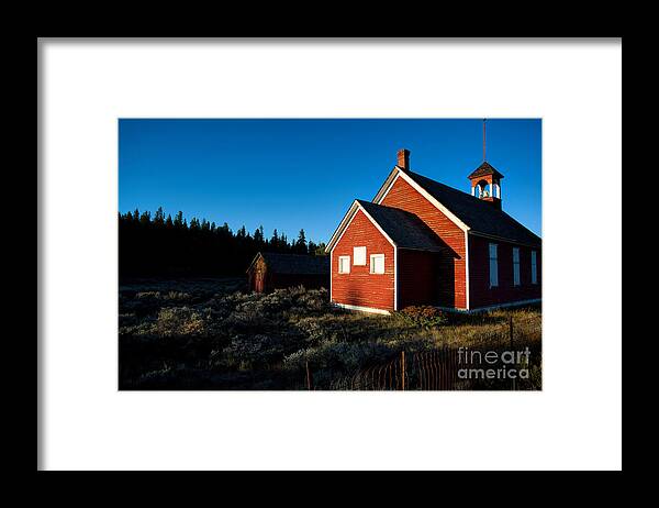 Autumn Colors Framed Print featuring the photograph Sunday Morning Coming Down by Jim Garrison