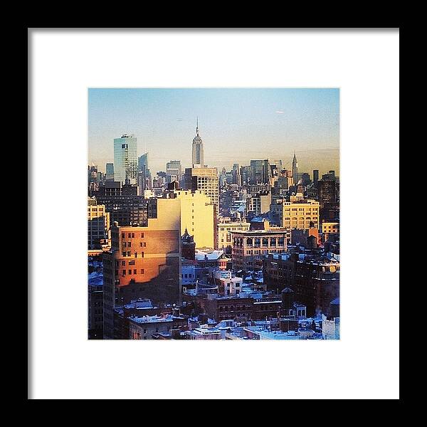  Framed Print featuring the photograph Sunrise And At Work by Randy Lemoine