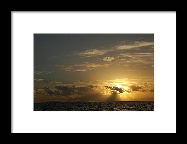 Sunrise Framed Print featuring the photograph Sunrise by Christopher James