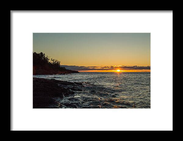 Minnesota Framed Print featuring the photograph Sunrise by Jill Laudenslager