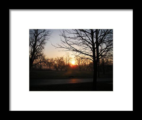 Sunrise Framed Print featuring the photograph Sunrise by Kathy Williams-Walkup