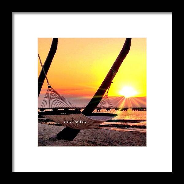  Framed Print featuring the photograph Sunrise On The East Coast - Thanks by Chris 👀valencia💋