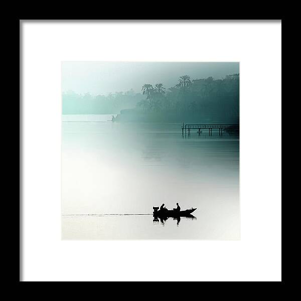 Nile Framed Print featuring the photograph Sunrise On The Nile by Piet Flour