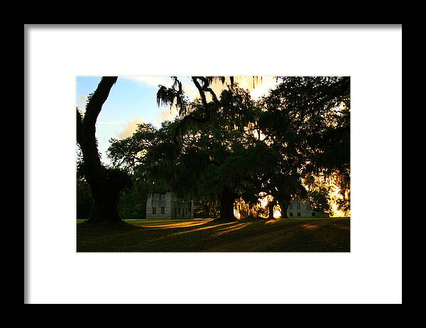 Landscape Framed Print featuring the photograph Sunrise on the Ruins by Tony Delsignore