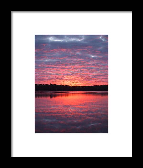Sunrise Framed Print featuring the photograph Sunrise on the TFF by Angie Rea