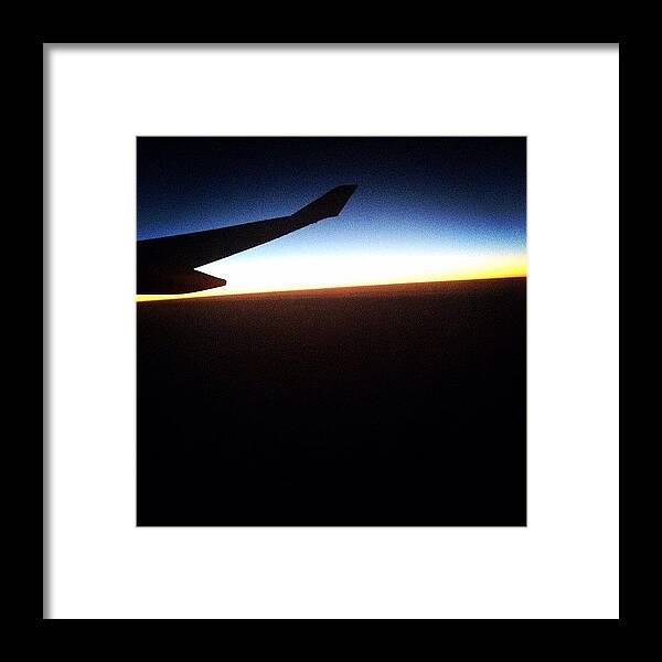 100happydays Framed Print featuring the photograph Sunrise Over Europe #100happydays by Sophie Brooks