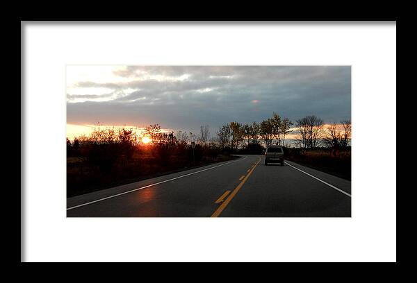 Volkswagon Framed Print featuring the photograph Sunrise Ride by Betty-Anne McDonald