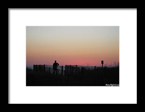 Sunrise Framed Print featuring the photograph Sunrise Silhouette by Robert Banach