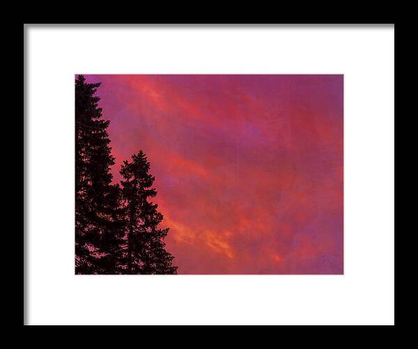 Brattleboro Vermont Framed Print featuring the photograph Sunrise Sky by Tom Singleton