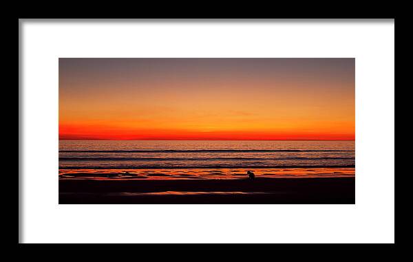 Tranquility Framed Print featuring the photograph Sunset At Cable Beach by Timothylui1105