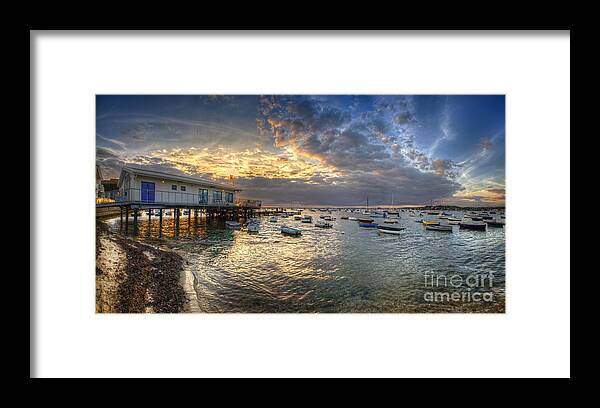 Yhun Suarez Framed Print featuring the photograph Sunset At Poole by Yhun Suarez