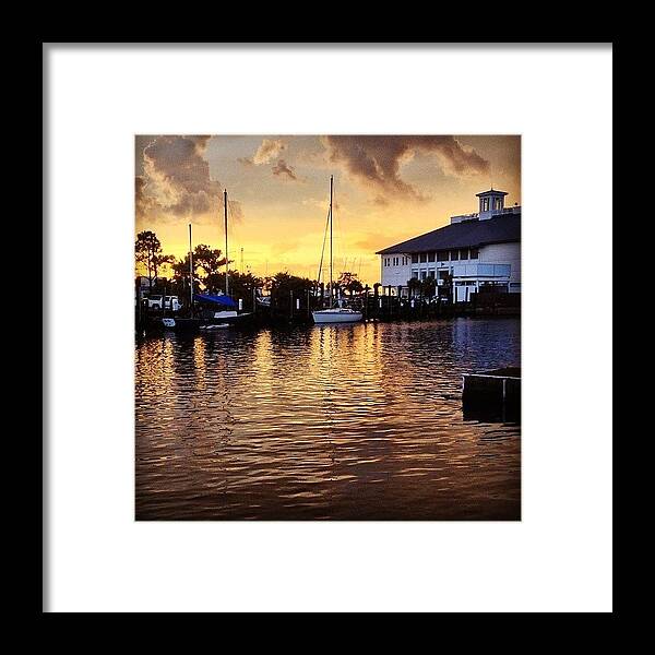 Jj_louisiana Framed Print featuring the photograph Sunset At Westend #iphone5 by Scott Pellegrin