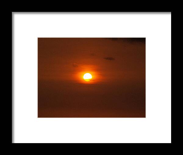  Sunset Photographs Framed Print featuring the photograph Sunset by Athala Bruckner