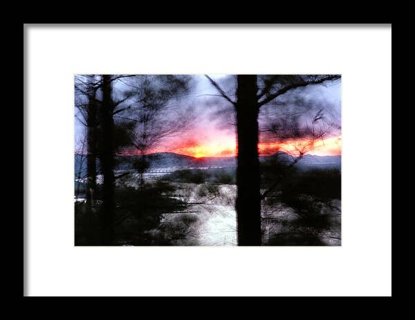 Arkansas Framed Print featuring the photograph Sunset Atop Windy Emerald Park by Jason Politte