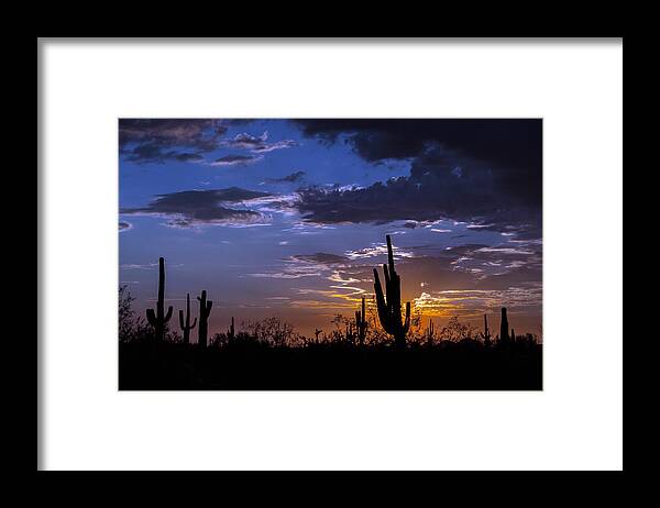 Sunset Framed Print featuring the photograph Sunset Calm by Tam Ryan