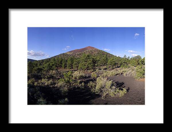 Arizona Framed Print featuring the photograph Sunset Crater Sunrise Gigapan September 17 2011 by Brian Lockett