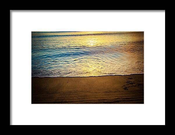 Hanalei Framed Print featuring the photograph Sunset Hanalei by Chelsea Moudry