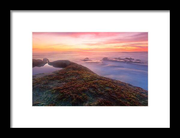 Sunset Framed Print featuring the photograph Sunset in La Jolla by Ben Graham