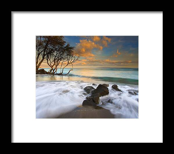 Sunset Framed Print featuring the photograph Sunset in Paradise by Michael Dawson