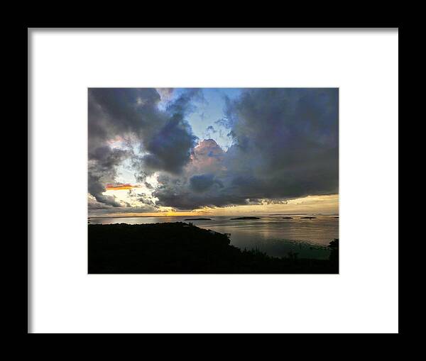 Bahamas Framed Print featuring the photograph Sunset in the Bahamas by Mickey Kerbel