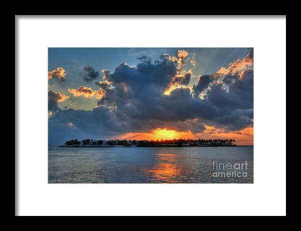 Florida Keys Framed Print featuring the photograph Sunset Key by Mel Steinhauer