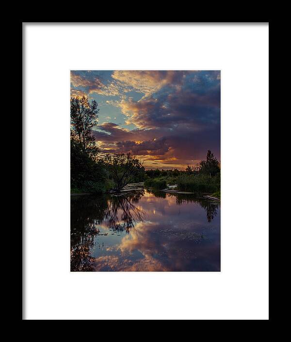 Ukraine Framed Print featuring the photograph Sunset Mirror by Dmytro Korol