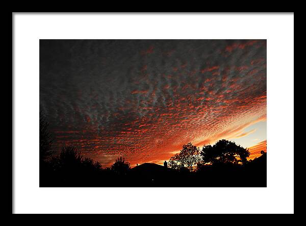 Sunset Framed Print featuring the photograph Sunset October 17 by Kerry Beverly